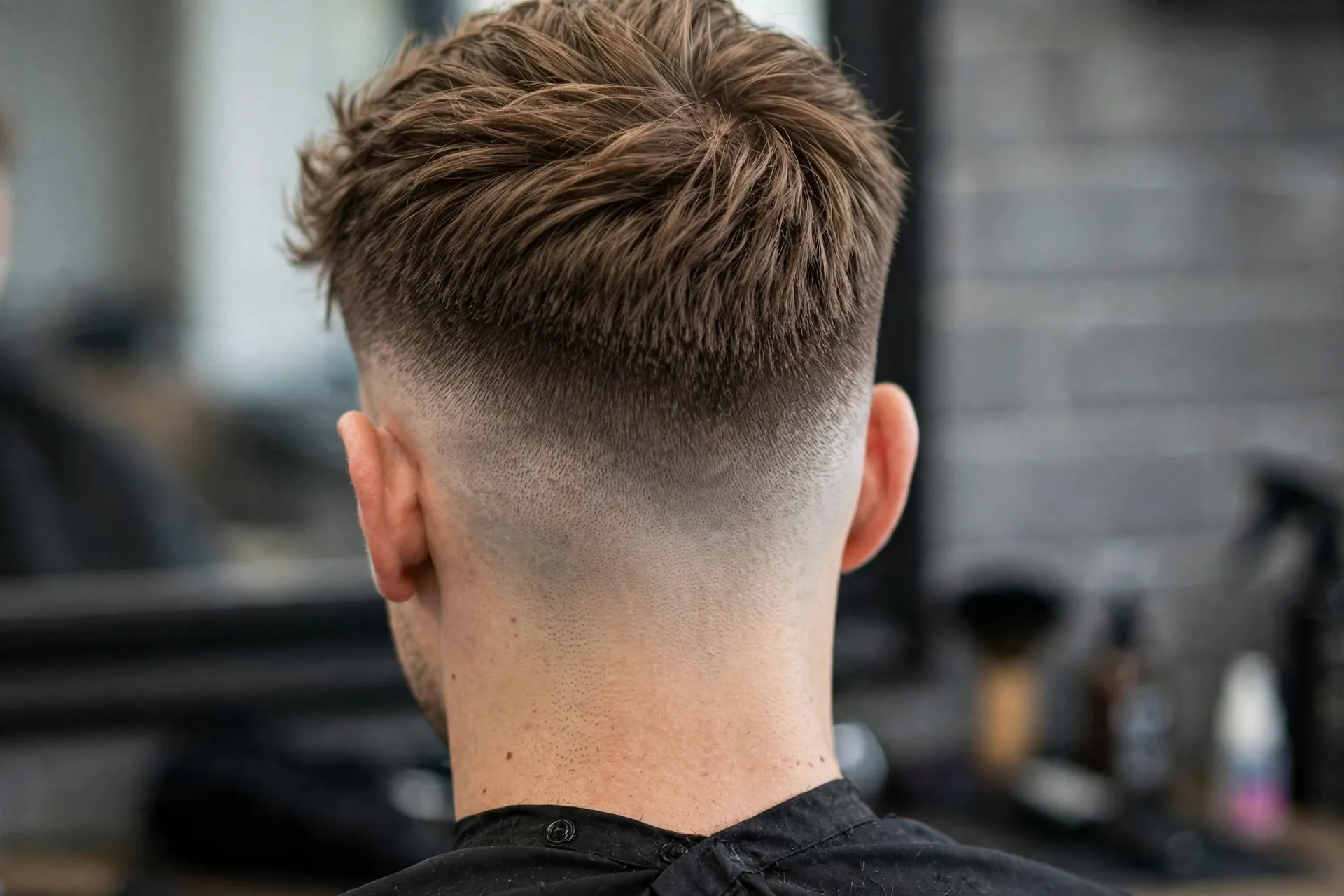 SWDS barber cutting skin fade in Stoke on Trent barber shop
